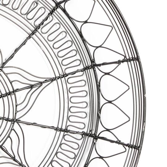Black Eclectic Wall Décor Set 21", 18" & 15"